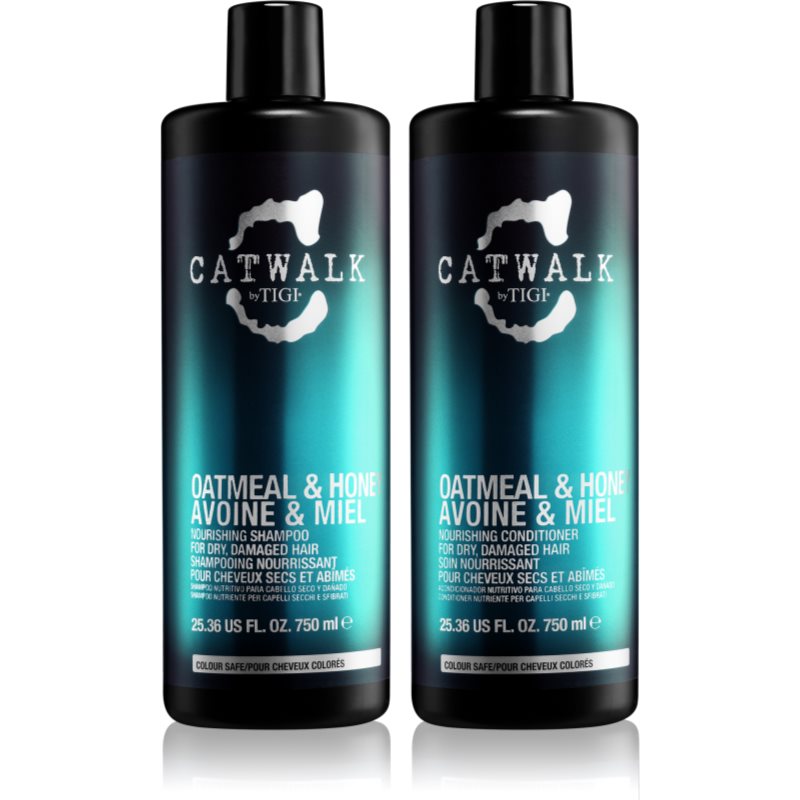 Tigi SET Catwalk Oatmeal & Honey Tweens szampon do włosów 750ml + odżywka do włosów 750ml