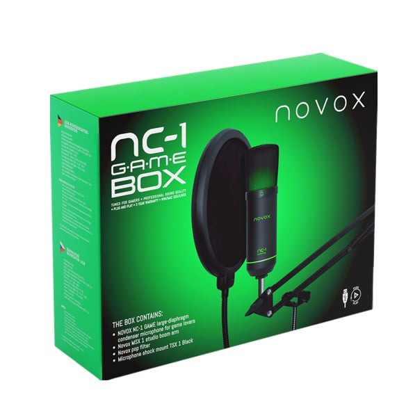 ‌Novox NC 1 Game BOX - Mikrofon dla Graczy ♦ 30 DNI NA ZWROT ♦ GWARANCJA DOOR-TO-DOOR ♦ SZYBKA WYSYŁKA