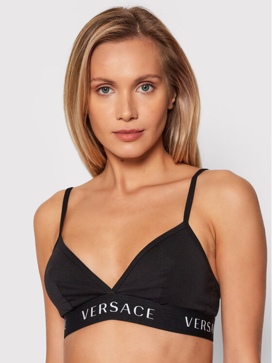 Versace Biustonosz braletka Donna AUD04067 Czarny