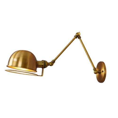 Lumina Deco Deco LAMPA ŚCIENNA KINKIET LOFTOWY MOSIĘŻNY GLUM W2