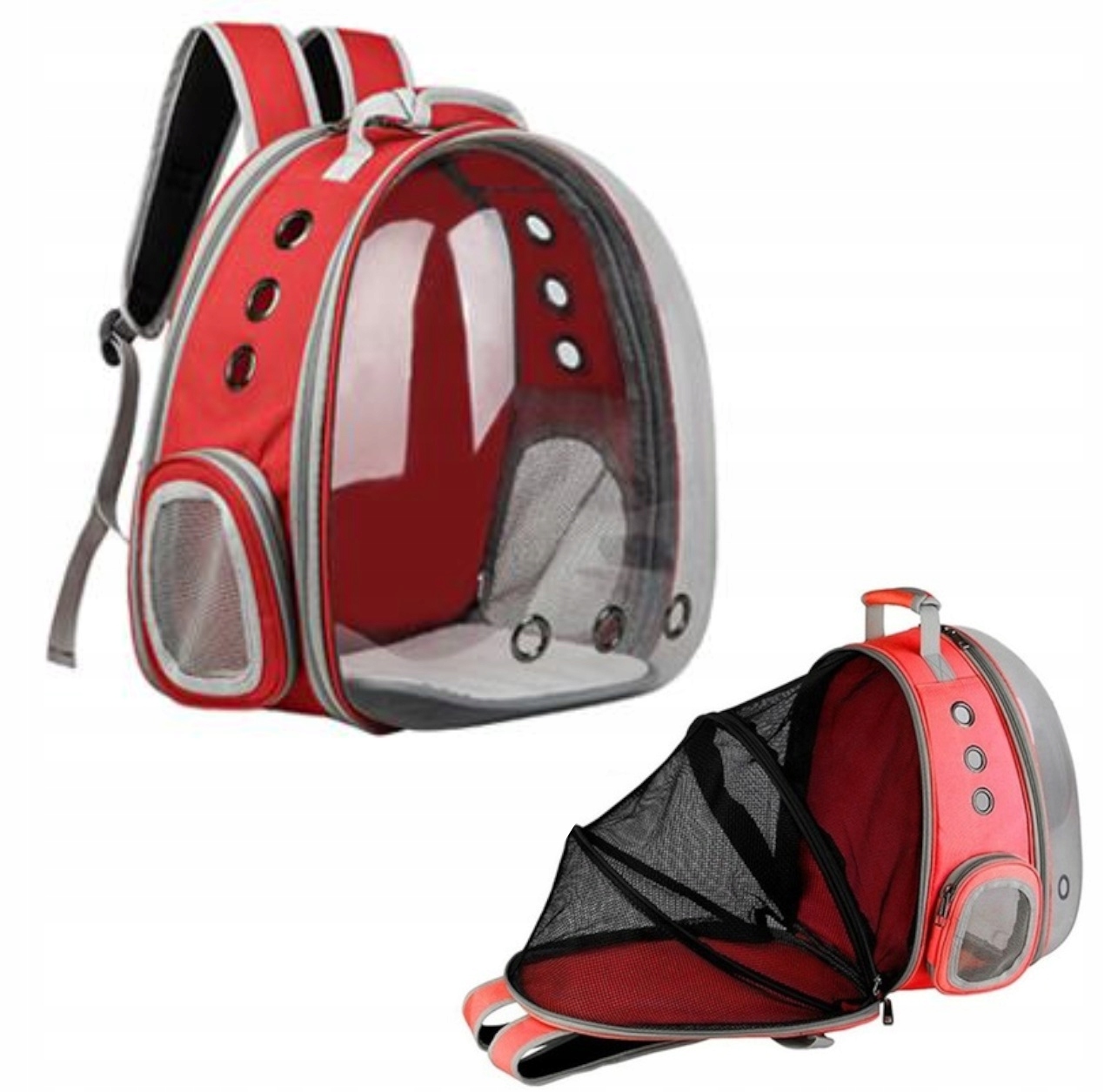 Transporter Plecak Torba Kota Psa Przezroczysty