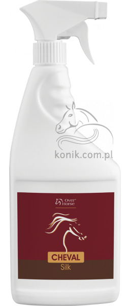 OVER HORSE Ekskluzywny preparat ułatwiający rozczesywanie włosów grzywy i ogona CHEVAL SILK 650ml