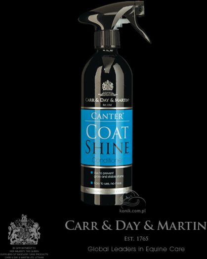 CARR&DAY&MARTIN Odżywka i nabłyszczacz do grzywy, ogona i sierści CANTER COAT SHINE metalowe opakowanie 500ml
