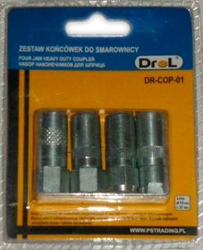 Końcówki do smarowy 4szt 37mm