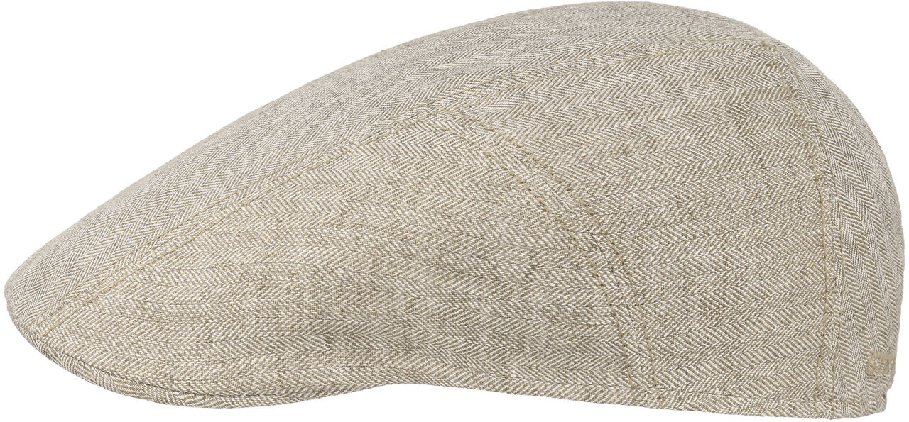 Kaszkiet Jodełka Len by Stetson, jasnobeżowy, 61 cm