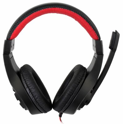 Gembird GHS-01 czarno-czerwone