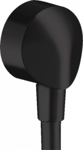 HANSGROHE 27454670 FixFit Przyłącze węża bez zaworu zwrotnego E, mat czarny