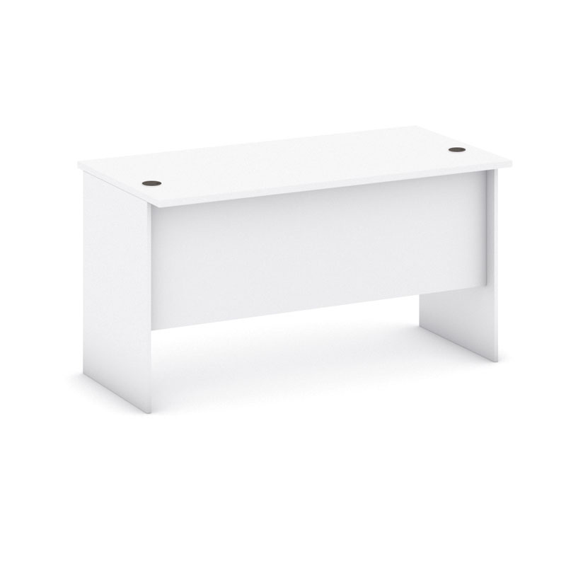 B2B Partner Biurko proste, długość 1400 mm, biały 437431