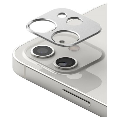 Rearth Nakładka na aparat Ringke Styling iPhone 12 Mini, srebrna