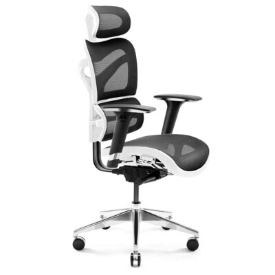 Diablo Chairs Fotel V-Commander Biało-czarny
