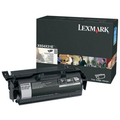 Lexmark Oryginalny toner Lexmark X654X31E 36K korpo  - czarny