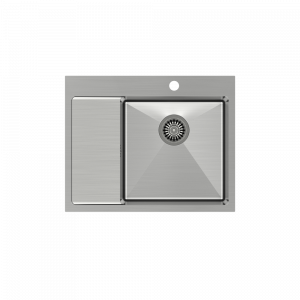 QUADRON RUSSEL 116 stal szczotkowana INOX komora PRAWA
