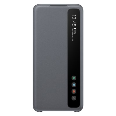 Samsung Etui Clear View Cover do Galaxy S20 Szary (EF-ZG980CJEGEU)