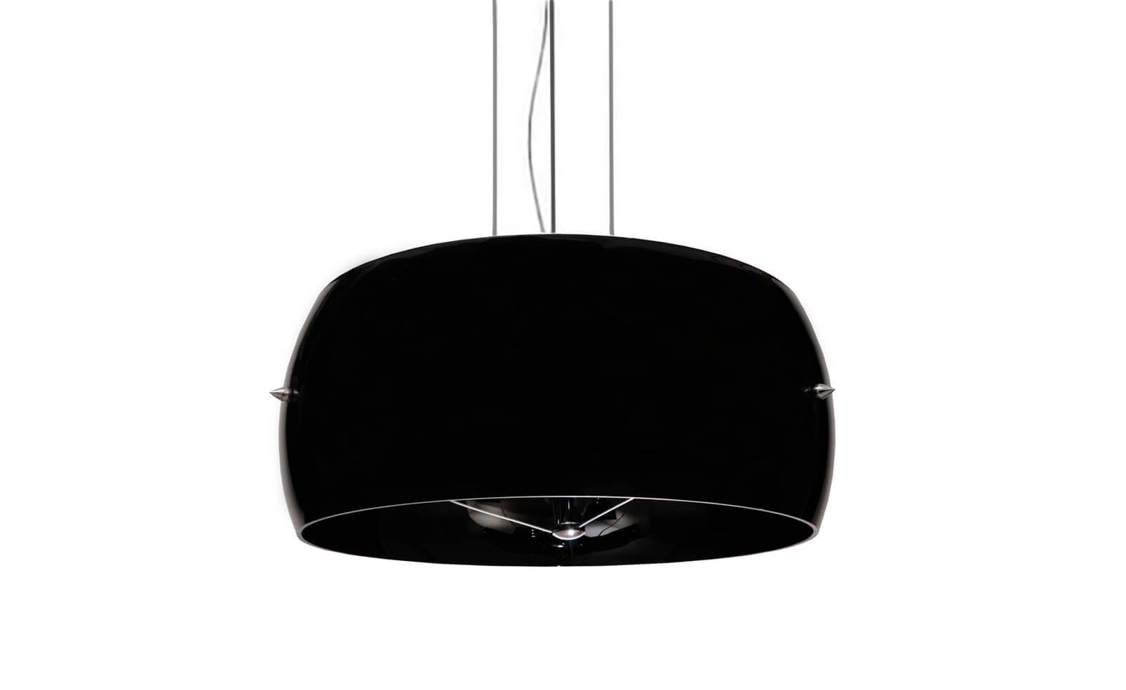 NOWOCZESNA LAMPA WISZĄCA CZARNA STILIO D40