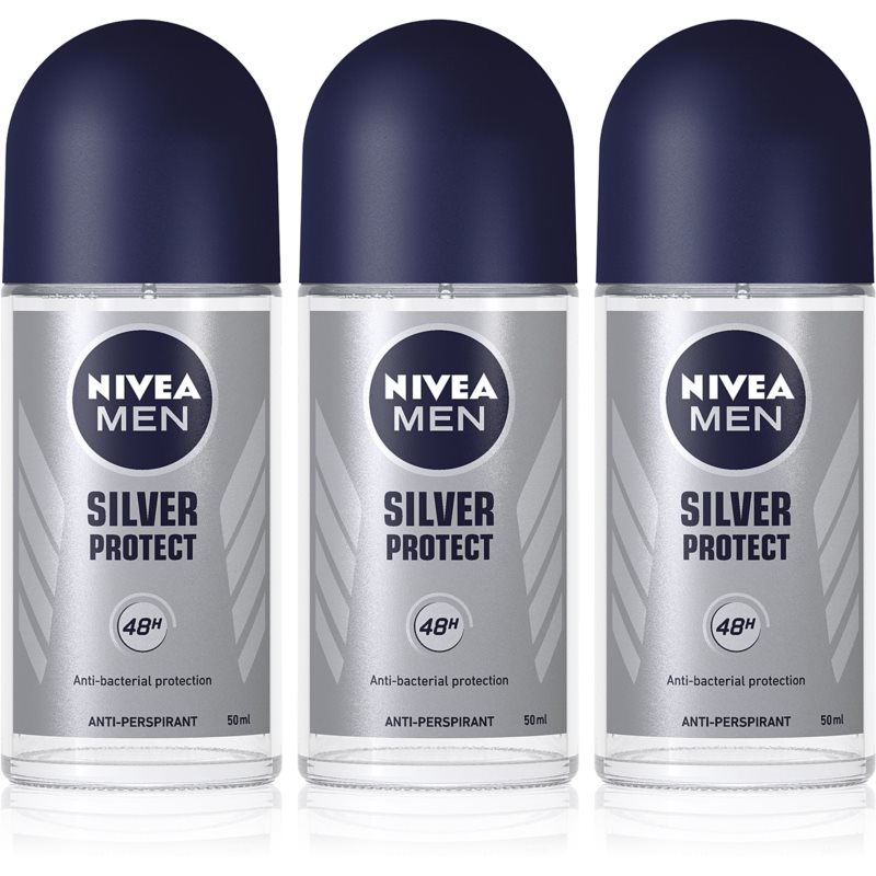 NIVEA MEN Silver Protect antyperspirant roll-on 48 godz.