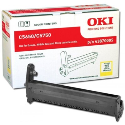 OKI 43870005 bęben światłoczuły żółty