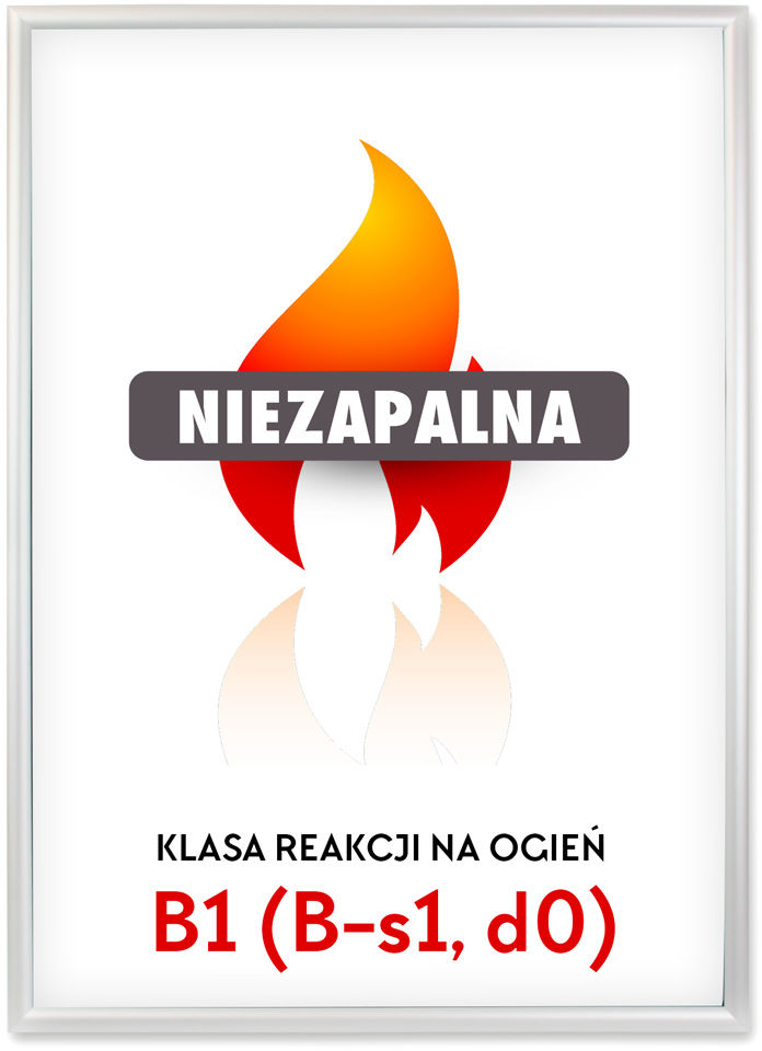 Rama zatrzaskowa owz B1 niezapalna, ognioodporna