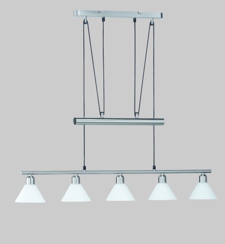 Trio Leuchten Lampa wisząca o regulowanej wysokości 5-punktowa