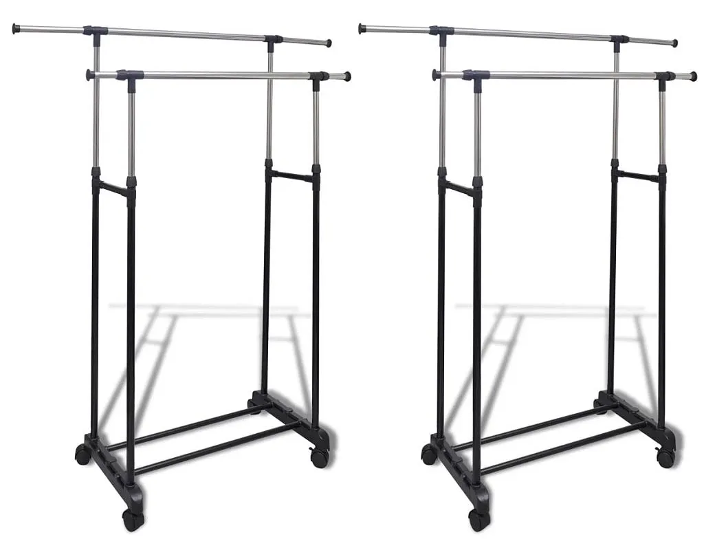 Zestaw podwójnych wieszaków na kółkach P6-Z99