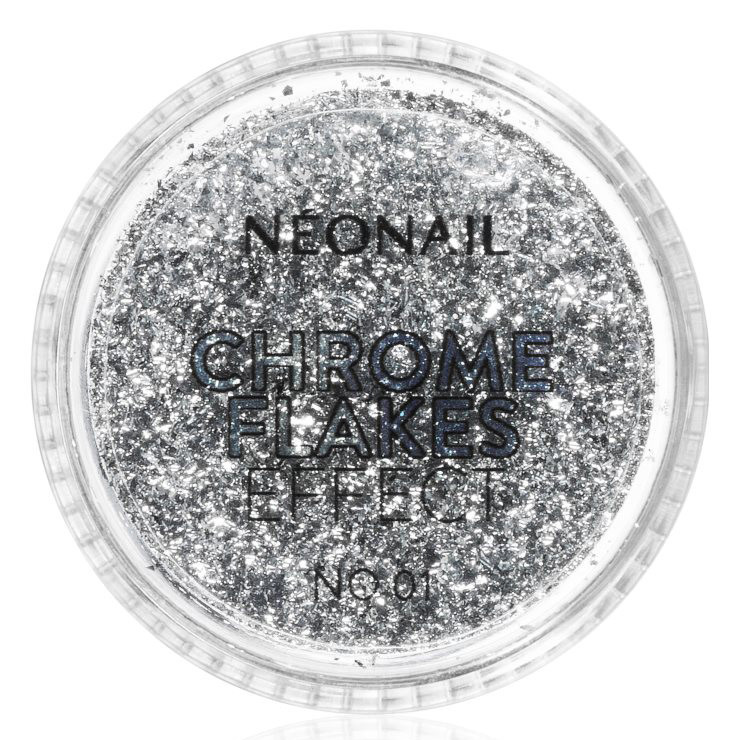 Neonail Chrome Flakes Effect pyłek nr 01