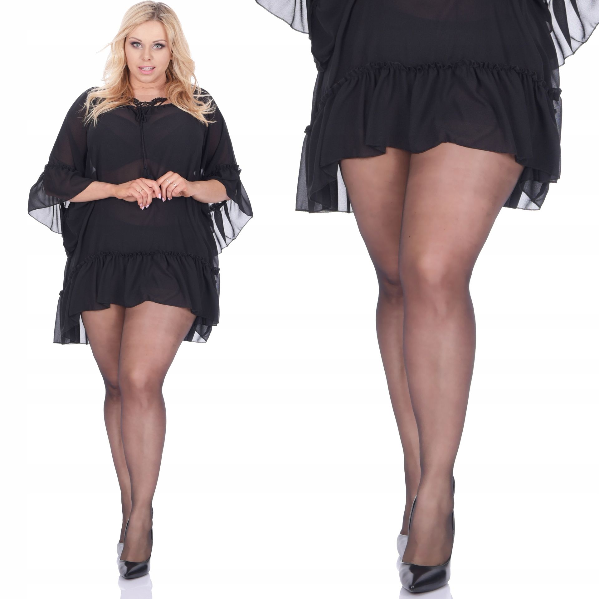 Duże Rajstopy 20 den Lycra Plus Size fenome