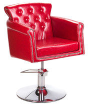 Barbiero Fotel fryzjerski ALBERTO BH-8038 Czerwony BH-8038/184