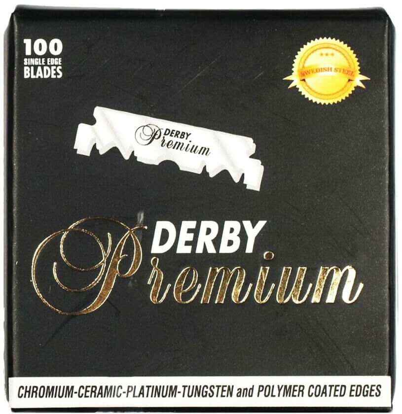 Derby Premium żyletki do brzytwy 100szt.