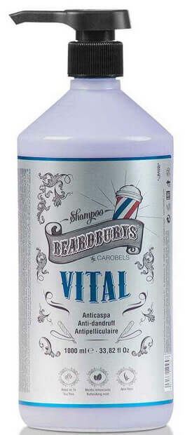 Beardburys Beardburys Vital Szampon przeciwłupieżowy do wrażliwej skóry głowy z efektem peelingu 1000ml 16199