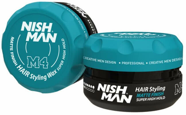 Nishman Hair Styling Wax M4 Wosk matowy super mocny do włosów dla mężczyzn 100ml