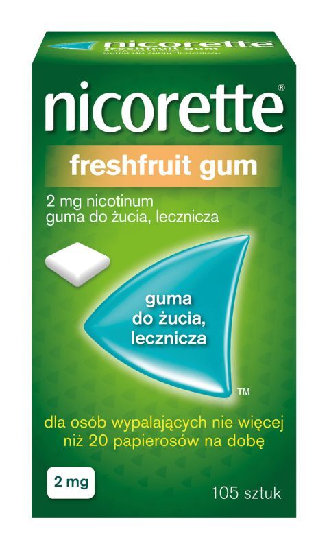 McNeil Nicorette FreshFruit 2mg 105 szt.