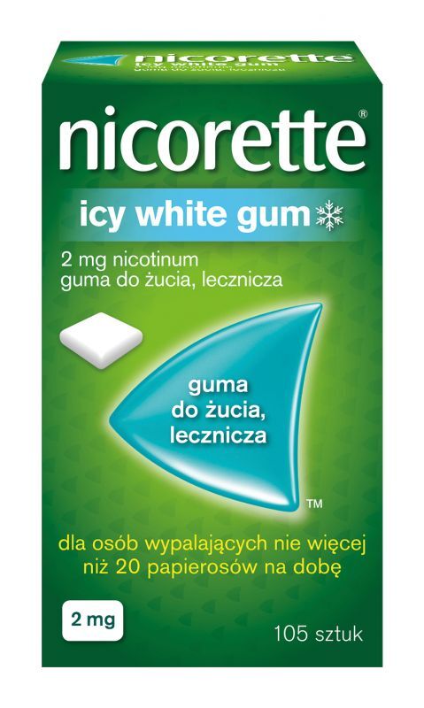 McNeil Nicorette Icy White Gum 2mg 105 szt.