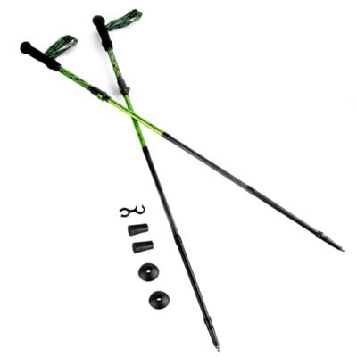 Spokey Kijki do nordic walking Sky Run Czarno-zielony