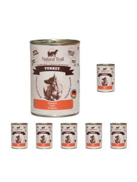 Natural Trail NATURAL TRAIL TURKEY 400g karma w puszce dla psów indyk