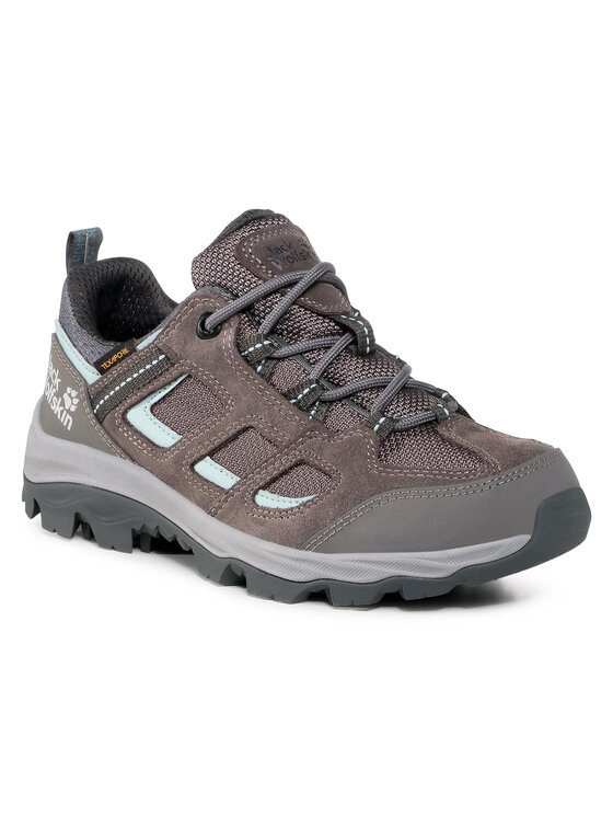 Jack Wolfskin Buty turystyczne damskie VOJO 3 TEXAPORE LOW W tarmac grey / light blue