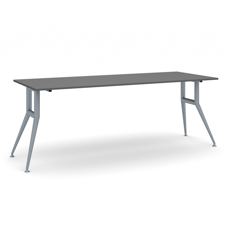 B2B Partner Stół konferencyjny WIDE, 2200 x 800 mm, antracyt 423183