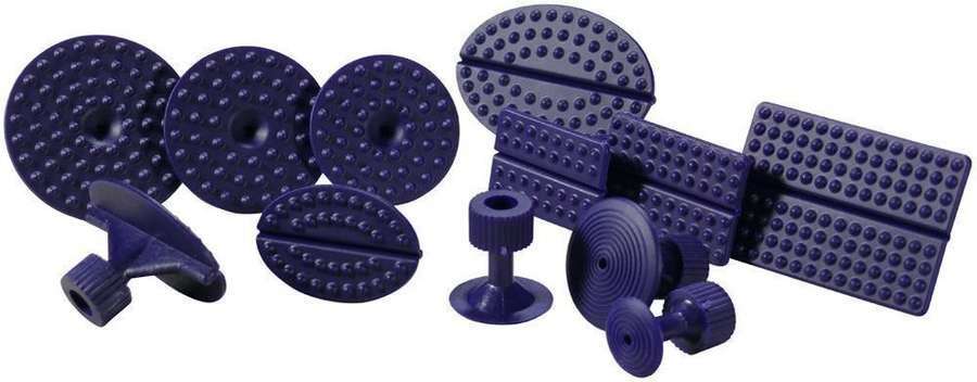 CONDOR Werkzeug Zestaw do usuwania wgnieceń, 12 grzybków-adapterów C.4939-P