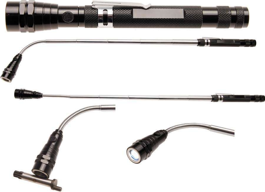 Bgs Technic Latarka LED,  3 diody, z chwytakiem magnetycznym B.9303