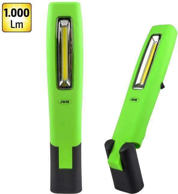 JBM Latarka COB + LED, 1000 lm, aku, z przegubem D.53467