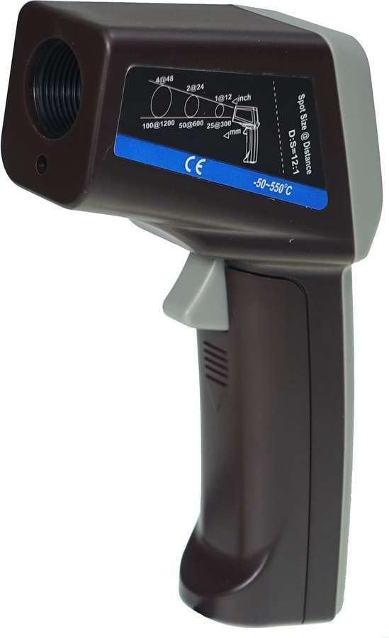 BGS cyfrowy termometr-Laser, od-50 do + 500 stopni Celcius, 1 sztuki, 6005