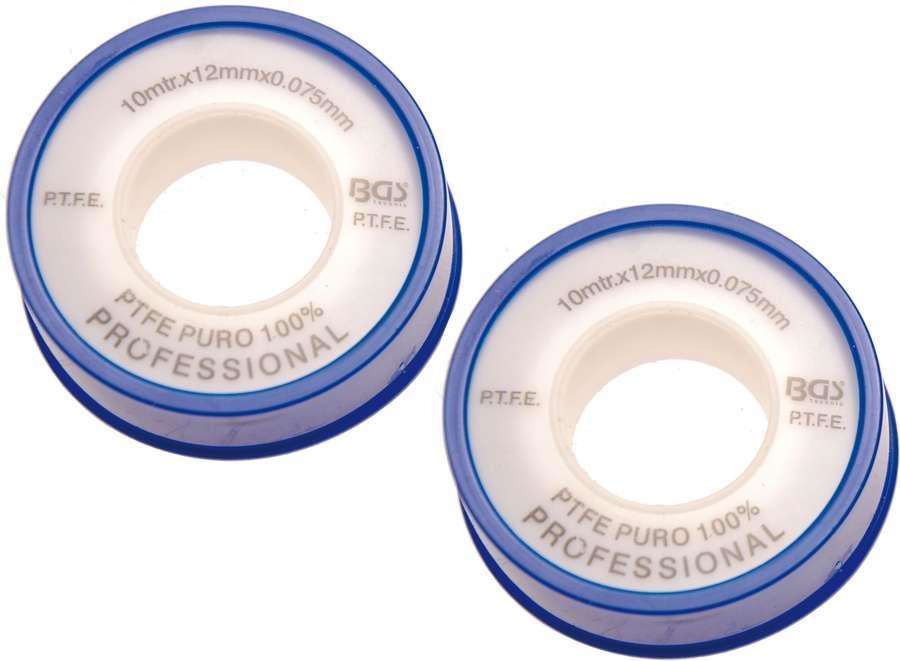 BGS 8582 2 rolki PTFE taśma uszczelniająca po 10 meter długość 12 MM szerokości BGS-8582