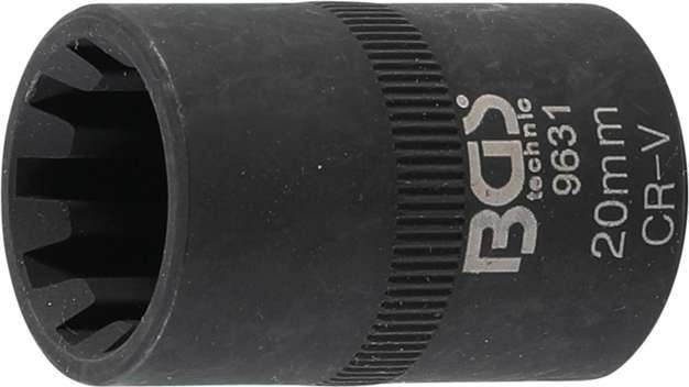 BGS 9631 wkładka zacisku hamulcowego do hamulca 10-kątnego do VAG i Porsche SW 20 mm
