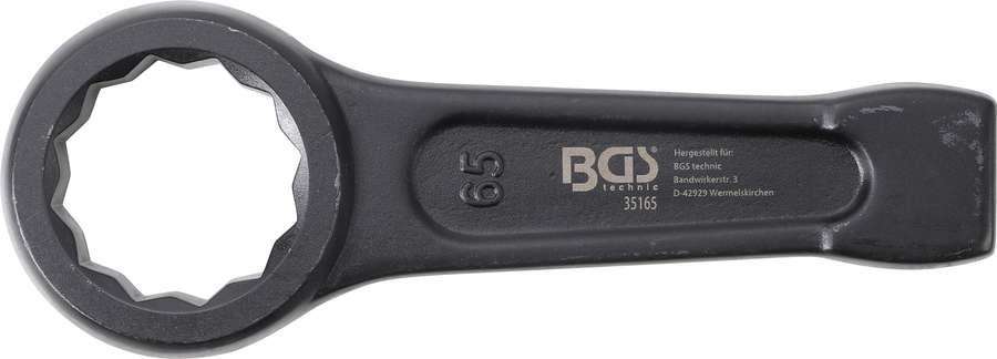 BGS Technic Klucz oczkowy do pobijania 65 mm B.35165