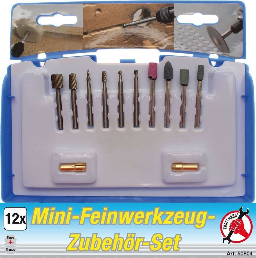 Kraftmann Zestaw do szlifowania precyzyjnego,  12 cz. B.50804