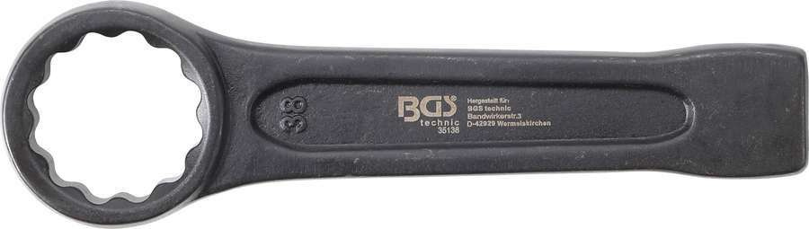 BGS Technic Klucz oczkowy do pobijania 38 mm B.35138