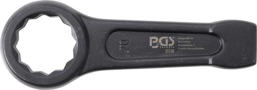 BGS Technic Klucz oczkowy do pobijania 70 mm B.35170
