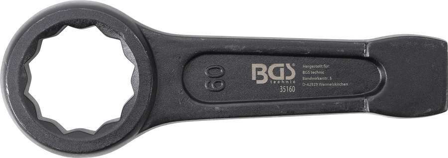 BGS Technic Klucz oczkowy do pobijania 60 mm B.35160
