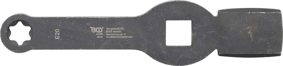 BGS Technic Klucz oczkowy do pobijania Torx E20 B.35320