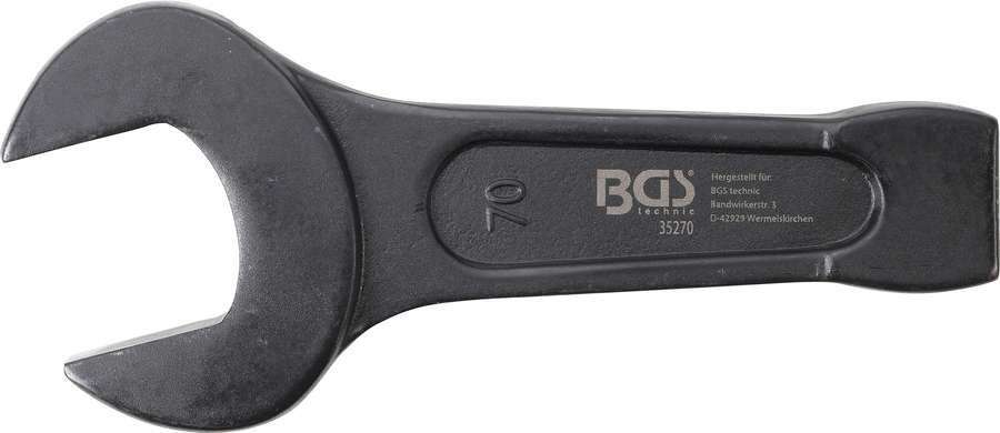 BGS Technic Klucz płaski do pobijania 70 mm B.35270