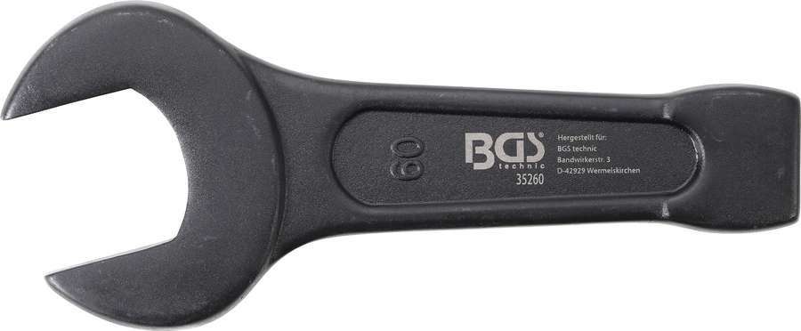 BGS Technic Klucz płaski do pobijania 60 mm B.35260