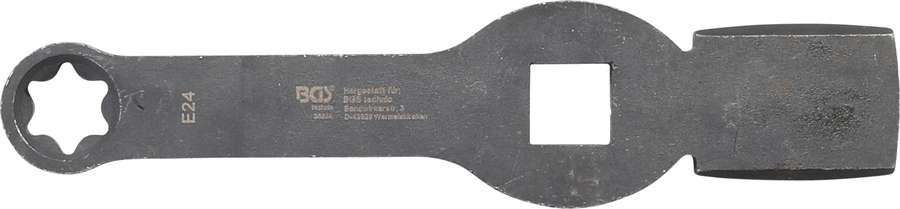 BGS Technic Klucz oczkowy do pobijania Torx E24 B.35324
